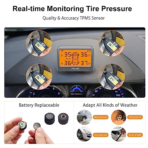 Sistema de monitoreo de presión de neumáticos TPMS solar, si