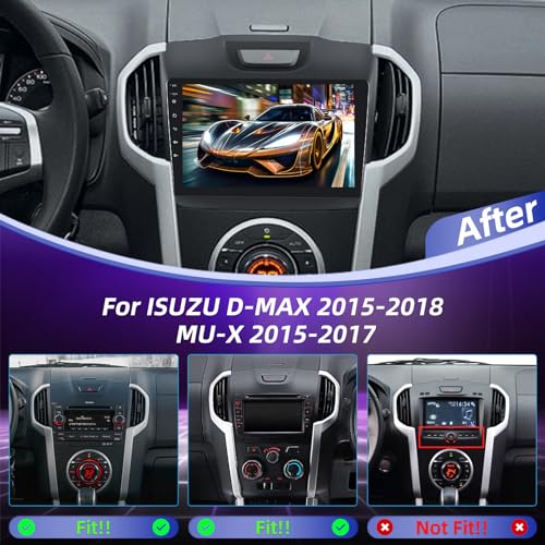 Radio de coche para Isuzu D-MAX 2015-2018 MU-X 2015-2017 con