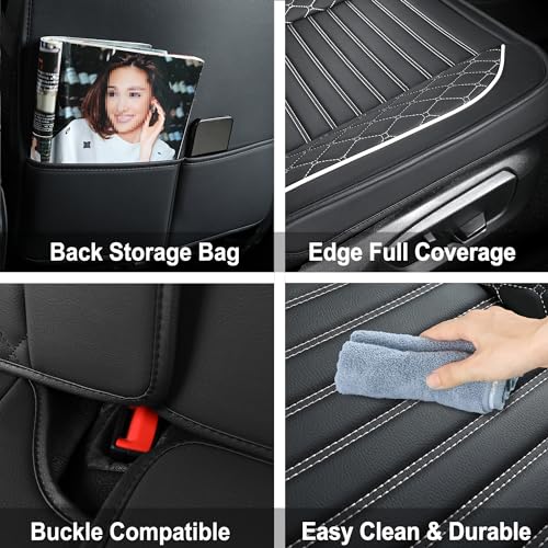 Fundas de asiento de cuero para automóviles, fundas de asien