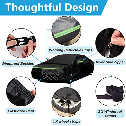 Fundas impermeables para automóvil Chevy Camaro 2010-2023, c
