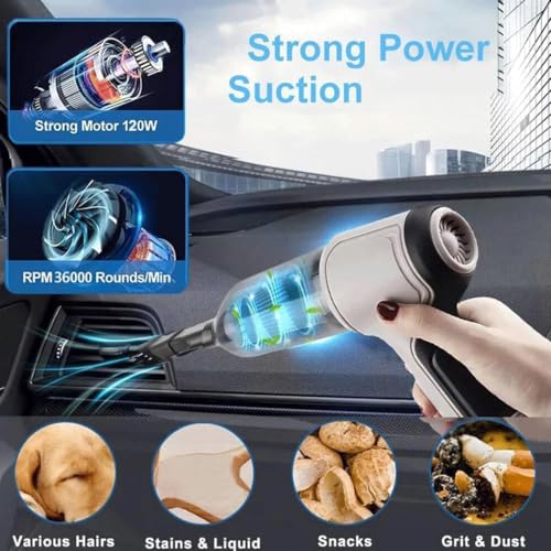 Airified Pro, Arify Pro - Aspiradora de coche 95000pa, Arify