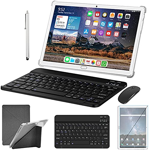 Tableta 2 en 1 de 10.1 pulgadas, tabletas Android 13.0, 64 G
