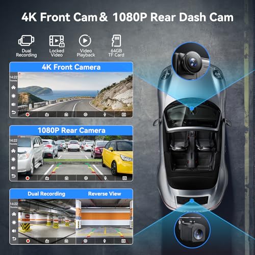 Pantalla táctil Carplay de 9 pulgadas con cámara de tablero