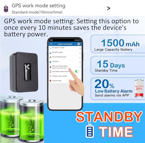 Zeerkeer Mini rastreador GPS para vehículos oculto, magnétic
