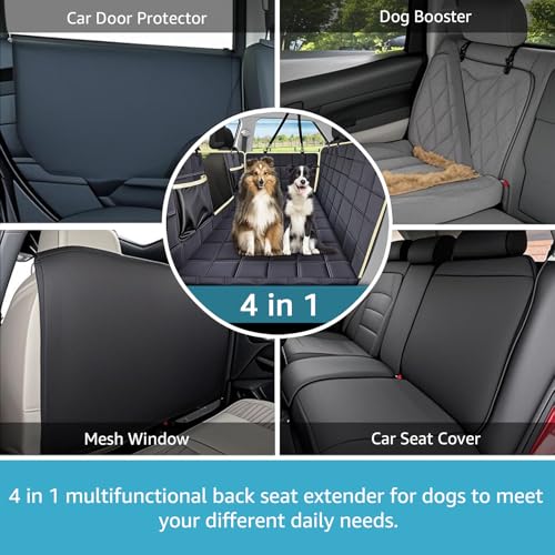 Lassie Funda de asiento de coche de fondo duro para perros,