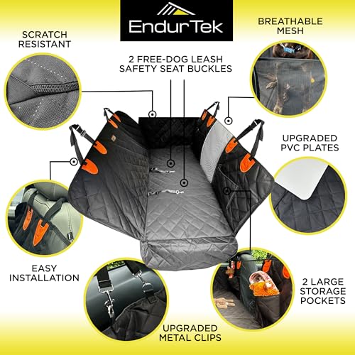 Funda de asiento de coche para perro para asiento trasero |