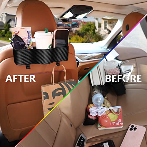 Organizador de asiento trasero para reposacabezas de automóv