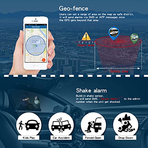 Rastreador GPS para vehículos, batería de larga duración de