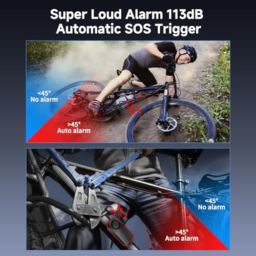 Onvian Alarma de bicicleta recargable por USB, alarma de mot