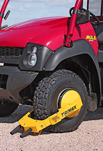 Trimax TWL100 Ultra-Max Bloqueo de rueda ajustable, amarillo