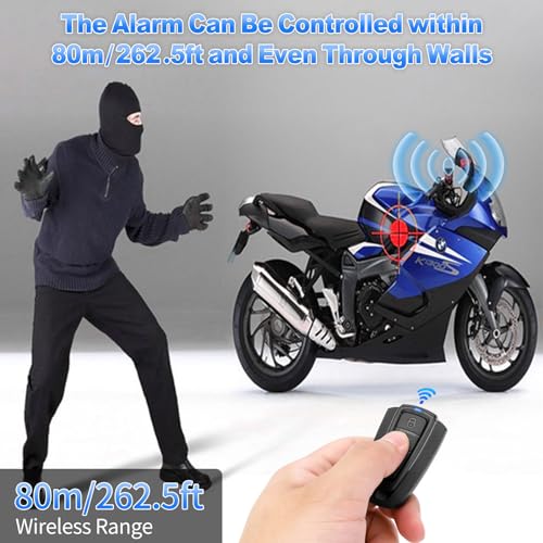 Alarma antirrobo para bicicleta con control remoto, sistema