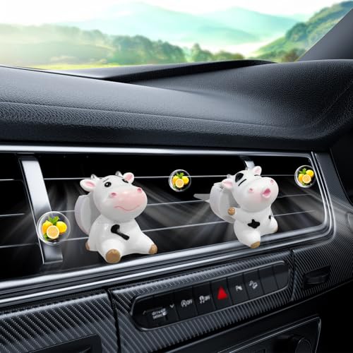 SuperKaKa Juego de 2 clips de ventilación de coche con diseñ