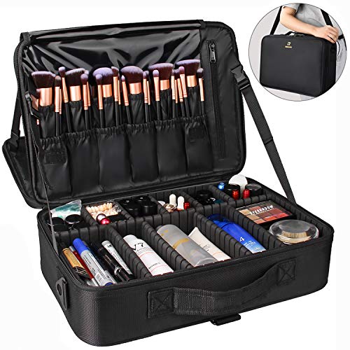 Travelmall Estuche profesional organizador de maquillaje de