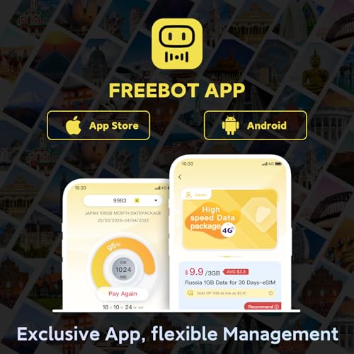FREEBOT Hotspot móvil 4G LTE con pantalla táctil, enrutador