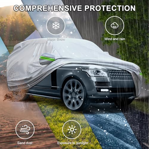 Funda universal completa para automóvil, 6 capas para exteri
