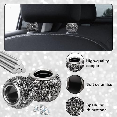 4 collares para reposacabezas de automóvil, decoración de an
