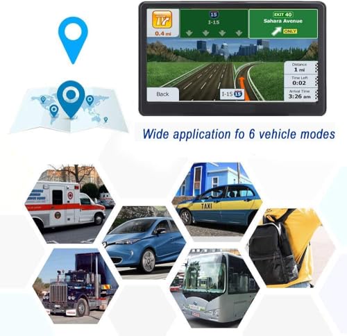 Navegador GPS para coche, camión, RV, último mapa 2025, pant