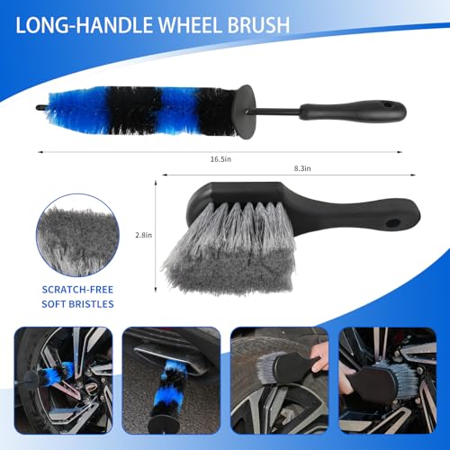 Car Detailing Kit, 35Pcs Car Detailing Brush Set, Car Cleani
