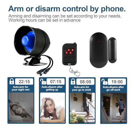 TOWODE Sistema de alarma inteligente para seguridad del hoga