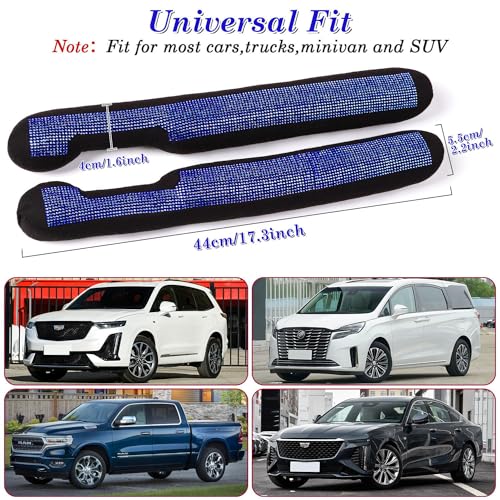 Paquete de 2 rellenos azules para asiento de automóvil, ajus