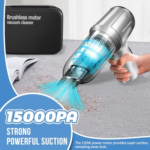 Aspiradora inalámbrica para automóvil, 3 en 1, potente aspir