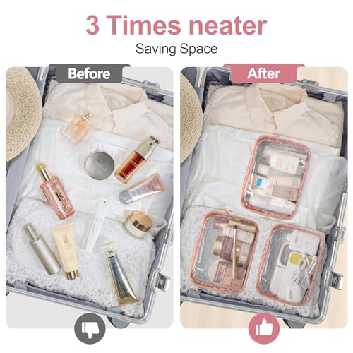 PACKISM Neceser aprobado por la TSA – Bolsa de maquillaje tr