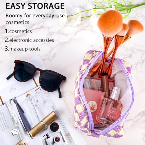 Bolsa de maquillaje para mujer, bolsa de cosméticos de gran