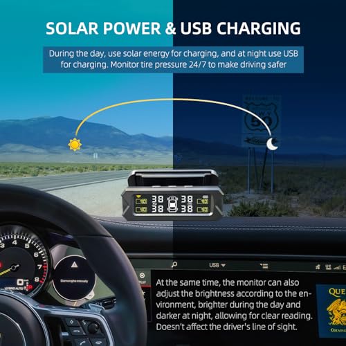 Sistema de monitoreo de presión de neumáticos TPMS 【Actualiz