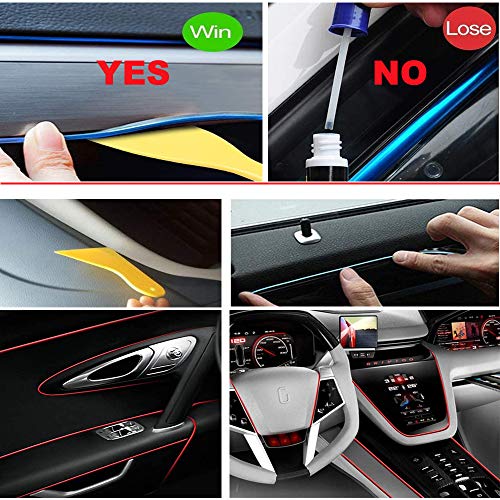 Cable electroluminiscente de 9.84 pies con controlador USB d