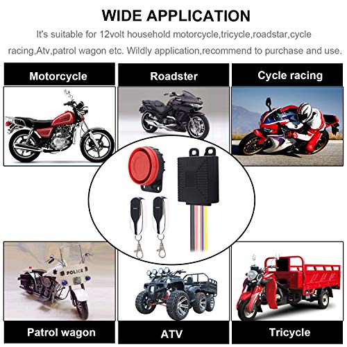 Kit de seguridad para motocicleta, sistema de alarma, arranq
