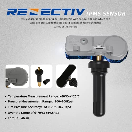SSHENG 13581558 GM Sensor de presión de neumáticos, 315Mhz S