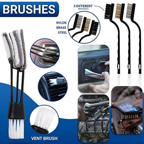 Kit de limpieza para interiores y exteriores, kit de limpiez
