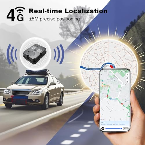 wanwaytech Rastreador GPS profesional para vehículos, baterí