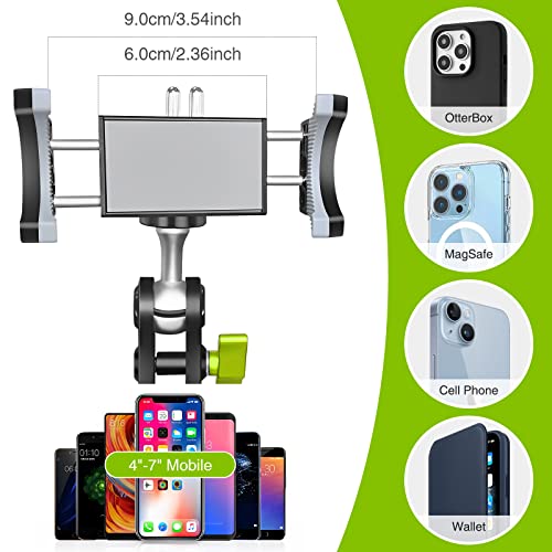 Soporte de ventosa para teléfono con rotación de 360°, brazo