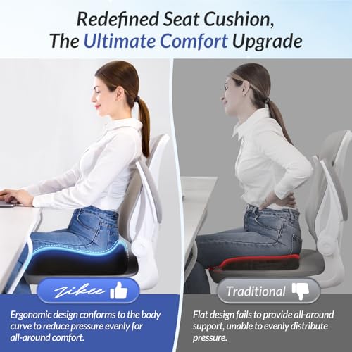 ZIKEE Pioneering - Cojín de asiento para aliviar la presión,