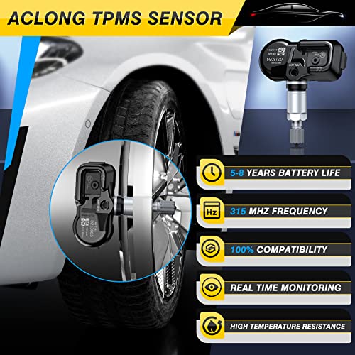 ACLONG TPMS Sensor de presión de neumáticos para Toyota Camr