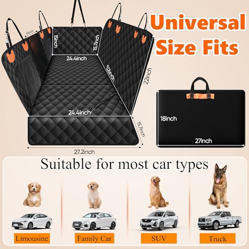 Extensor de asiento trasero para perros, soporta 450 libras,