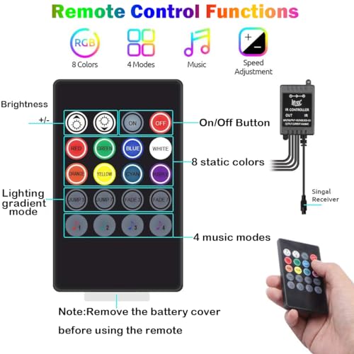 Luces interiores LED para automóvil, puerto USB, tira de luz