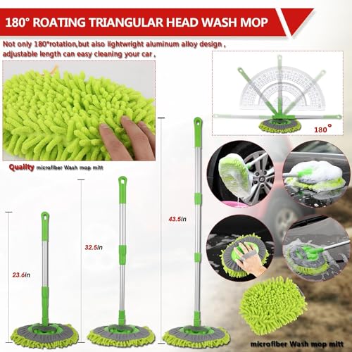 GASLIKE Kit de limpieza de lavado de autos de 63 piezas, cep