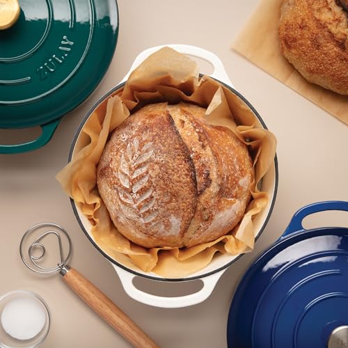 Zulay Kitchen Batidor de masa danés de 13 pulgadas, batidor