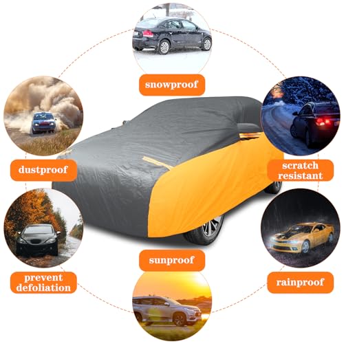Riakrum Funda completa impermeable para la mayoría de las co