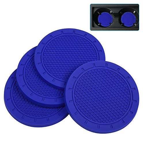 Wisdompro Posavasos para automóvil, paquete de 4 posavasos d