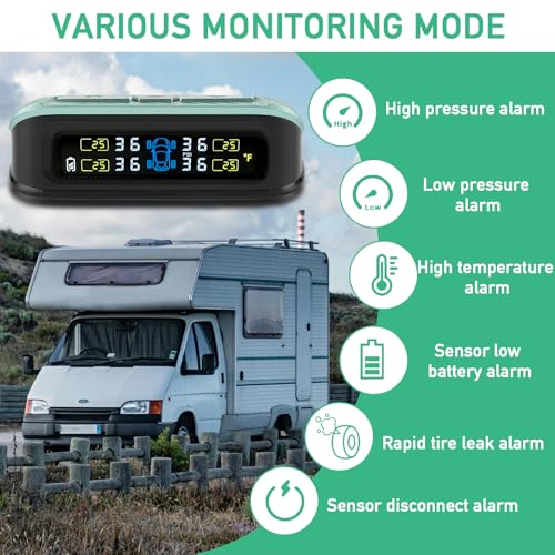 Sistema de monitoreo de presión de neumáticos RV/Trailer MS1
