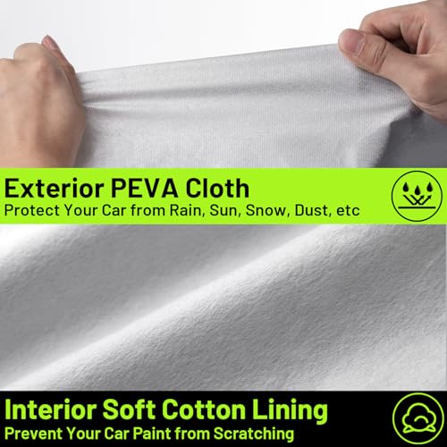 Favoto Funda impermeable para automóvil para exteriores, com