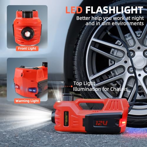 Kit de gato eléctrico hidráulico para automóvil de 5 tonelad