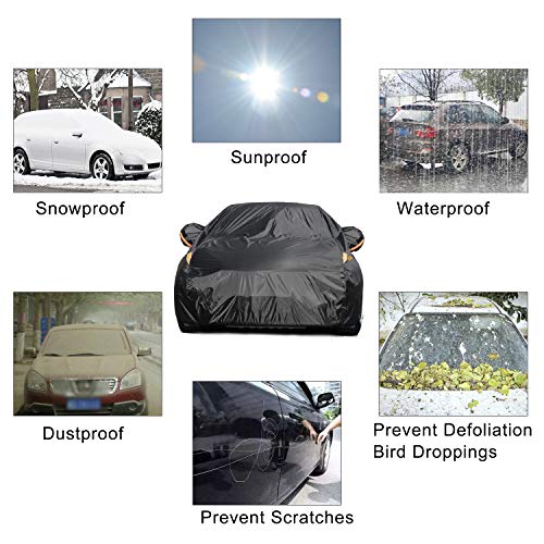 Fundas completas para automóvil sedán, impermeables, para to