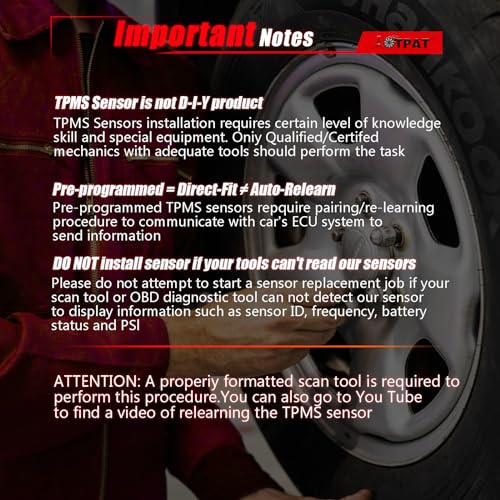 Sensor TPMS preprogramado de 315 MHz se adapta a: Honda Civi