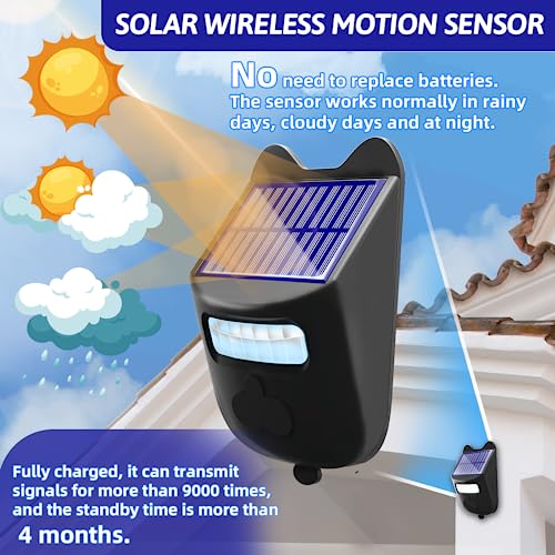 Alarmas solares inalámbricas para entrada exterior resistent