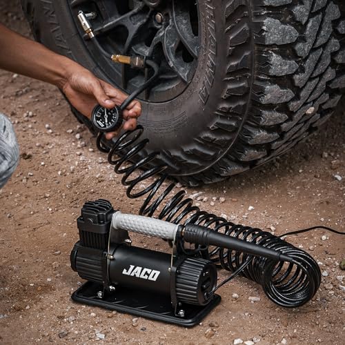 JACO 4X4 TrailPro - Compresor de aire portátil resistente, 3