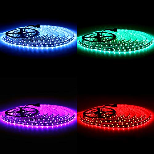 SUPERNIGHT Tira de luces LED RGB 5050, 16.4 pies, 300 LED, l